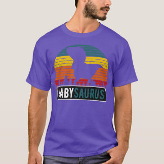 Camiseta Babysaurus Child TRex Dinossaur Retro Bebê