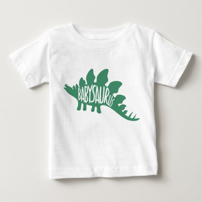 Camiseta Babysaurus. (Conjunto correspondente). (Frente)