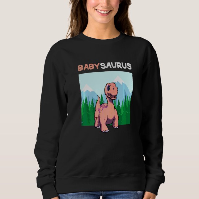 Camiseta Babysaurus Dinosaur Cute Kiddo Apatosaurus 2 (Frente)