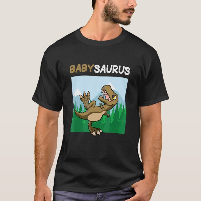 Camiseta Babysaurus Dinosaur   Cute Kiddo Rex (Frente)