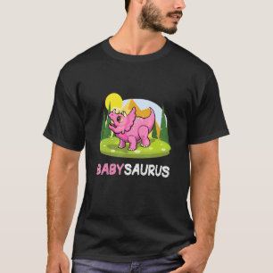 Camiseta Babysaurus Dinosaur Cute Kiddo Triceratops 2