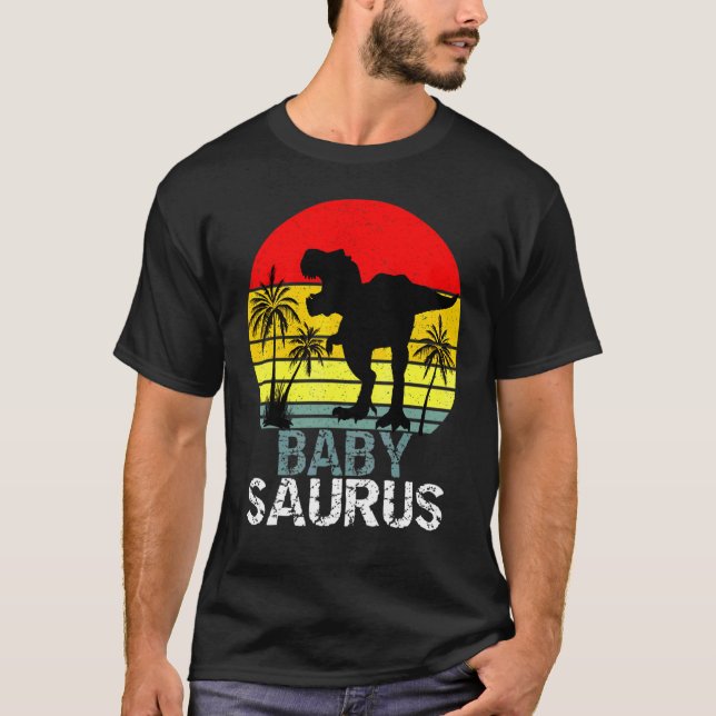 Camiseta Babysaurus Rex Dinosaur (Frente)