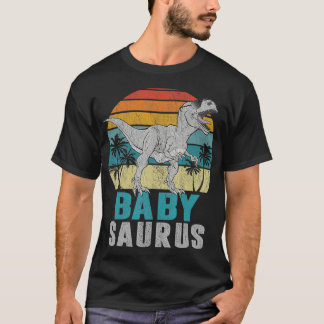 Camiseta Babysaurus T Rex Dinosaur Baby Saurus Pais