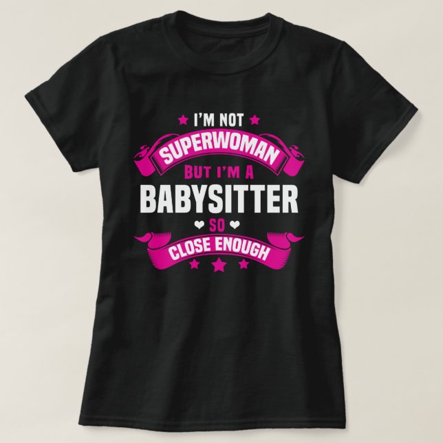 Camiseta Babysitter (Frente do Design)