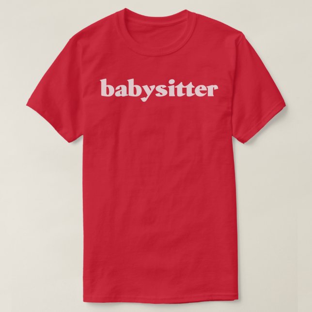 Camiseta Babysitter (Frente do Design)