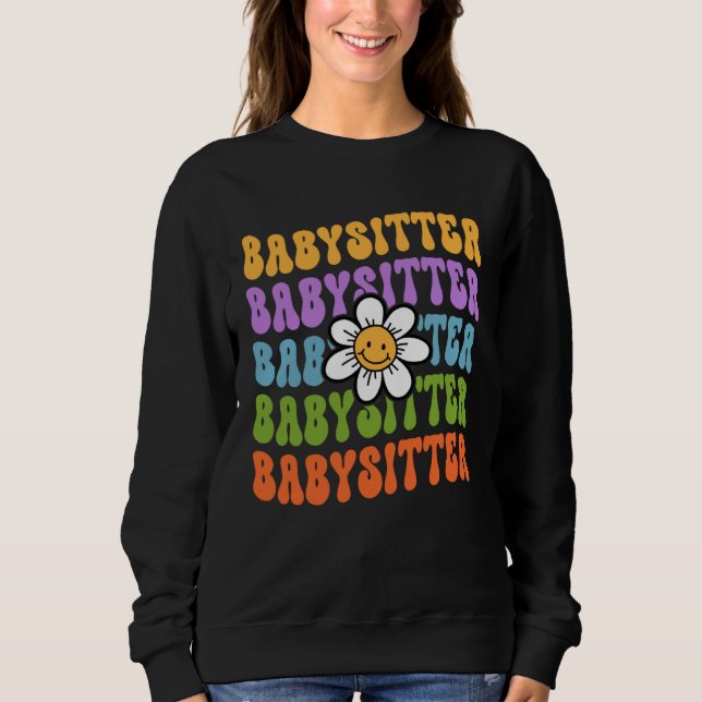 Camiseta Babysitter Back To School First Day Of School Appr (Frente)