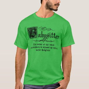 Camiseta Babysitter Mestre Medieval
