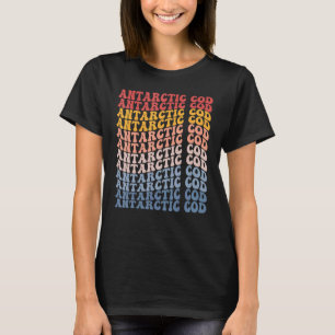 Camiseta Bacalhau Antártico Groovy Peixe Retro