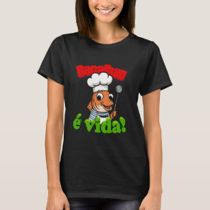 Camiseta Bacalhau é Vida Português Divertido Amante da Comi