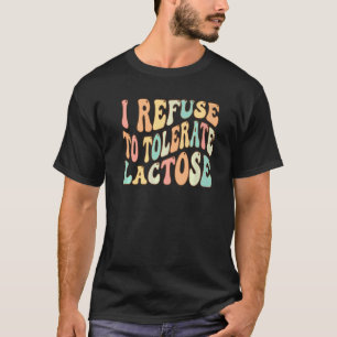 Camiseta Bacalhau Retro Eu Recuso Tolerar Lactose Lactose