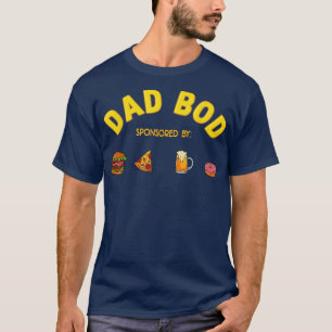 Camiseta Bacana De Pai Engraçado Patrocinada Por Burgers Pi