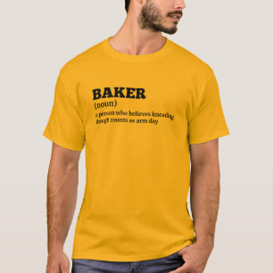 Camiseta Bacery Worker Funny Definition Tee