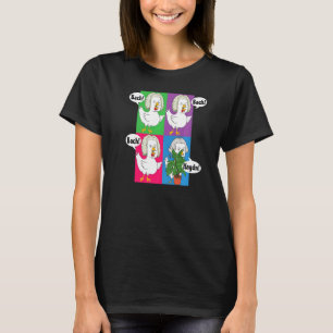 Camiseta Bach Bach Bach Haydn Chickens Compositor De Música