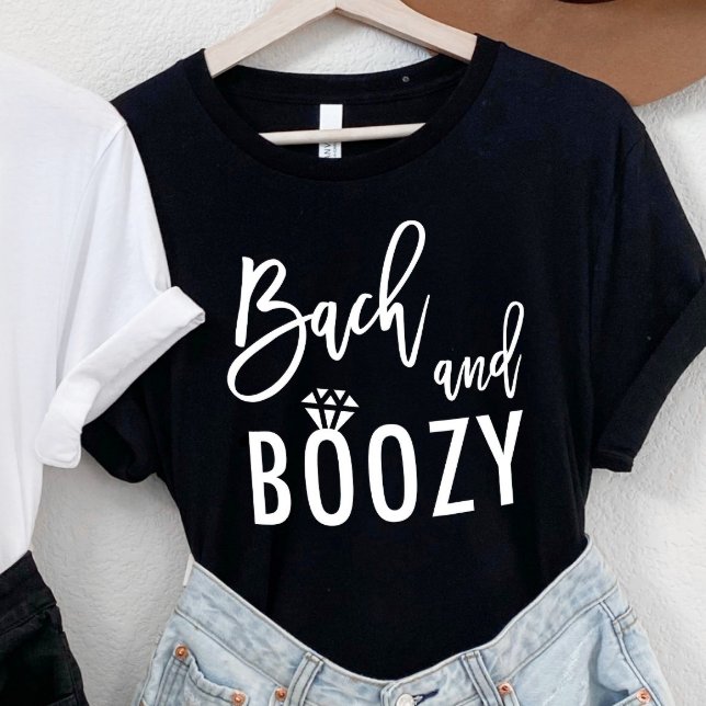 Camiseta Bach e Boozy Bachelorette - Partido Bridal (Criador carregado)