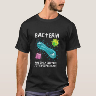 Camiseta Bacharelato em Laboratório de Microbiologia de Cul