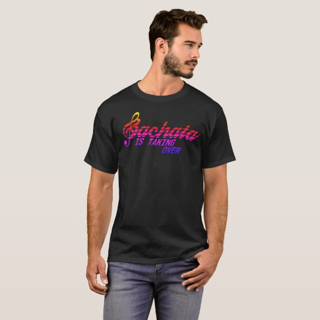 Camiseta Bachata Está Assumindo Men American Roupa Fine (Frente Completa)