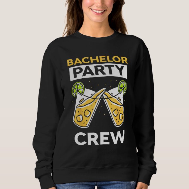 Camiseta Bachelor Party Crew Bride Groom Team (Frente)