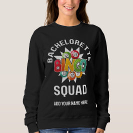 Camiseta BACHELORETTE BINGO SQUAD Nome Personalizado
