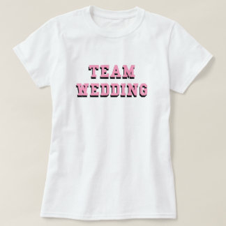 Camiseta Bachelorette Bridal Preto de Casamento de Equipe R
