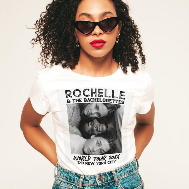 Camiseta Bachelorette Bridesmaid (Bachelorette Cool Band Tee)