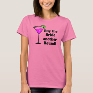 Camiseta Bachelorette Comprar a Noiva uma rodada