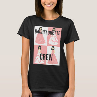 Camiseta Bachelorette Crew bride evening bechlorette party 