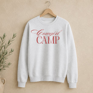 Camiseta Bachelorette de Camp Red Cowgirl Personalizada