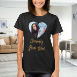 Camiseta Bachelorette de carneiro fotográfico<br><div class="desc">Personalize e uma dentro de foto a estrutura em forma de coração. Para chás de panela e festas de solteira.</div>
