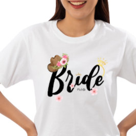Camiseta Bachelorette de Cowgirl Ocidental
