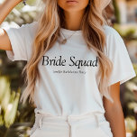 Camiseta Bachelorette Moderna do Esquadrão Brito<br><div class="desc">Camiseta moderna de solteiros de noiva</div>