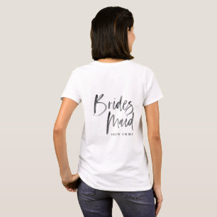 Camiseta Bachelorette moderno da dama de honra do tribo da
