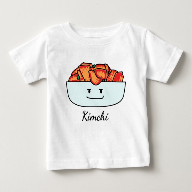 Camiseta Bacia feliz de Kimchi Kimchee - design feliz dos (Frente)