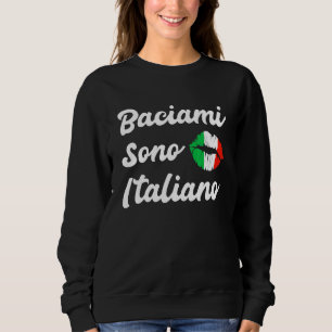 Camiseta Baciami Sono Italiano Me Beija Como Itália