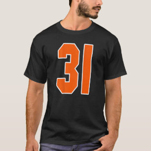 Camiseta Back Impressão Orange Sports Block 31 For Sport