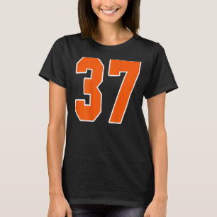 Camiseta Back Impressão Orange Sports Block 37 For Sport