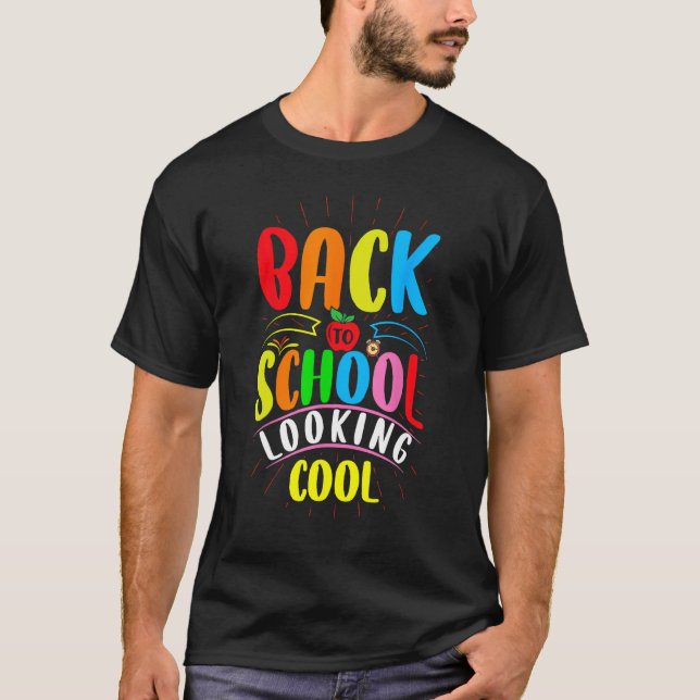 Camiseta Back To School 1st First Day Back To School (Frente)