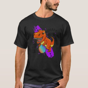 Camiseta Back To School 2nd Grade Dinosaur Pop It Fidget To