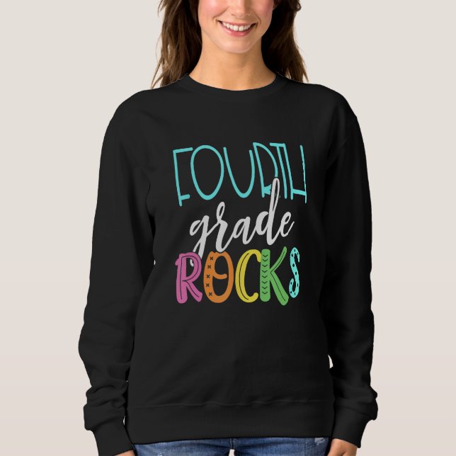Camiseta Back To School 4th Grade Teacher Team Fourth Grade (Frente)