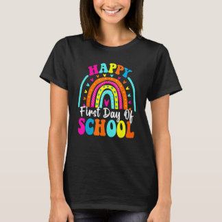 Camiseta Back To School Funny Happy First Day Of School For