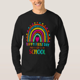 Camiseta Back To School  Happy First Day Of School For Teac