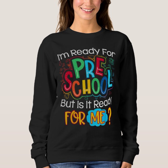Camiseta Back To School I m Ready To Crush Preschool Teache (Frente)