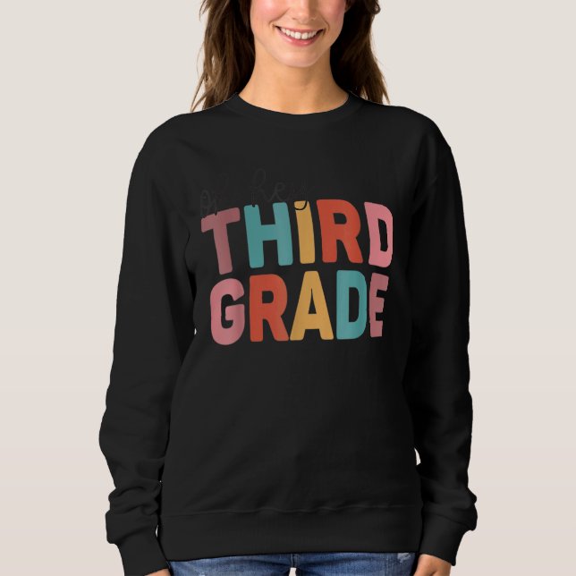 Camiseta Back To School Oh Hey Third Grade Students Teacher (Frente)
