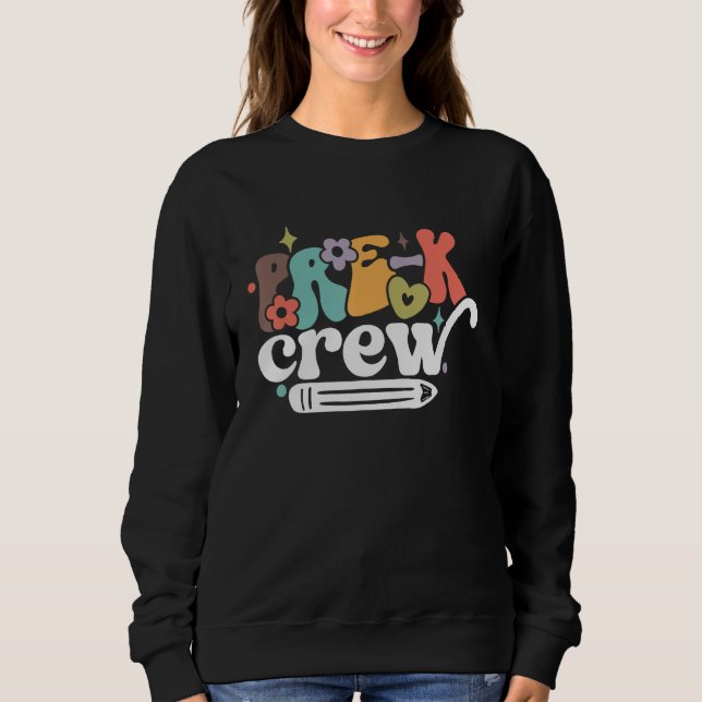Camiseta Back to School Pre K Pre Kindergarten Crew (Frente)