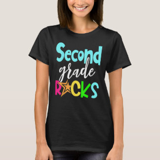 Camiseta Back To School Second 2nd Grade Rocks Boys Girls K