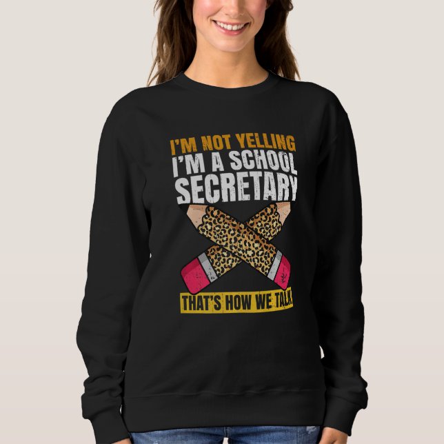 Camiseta Back to school secretary Quote for a School Secret (Frente)