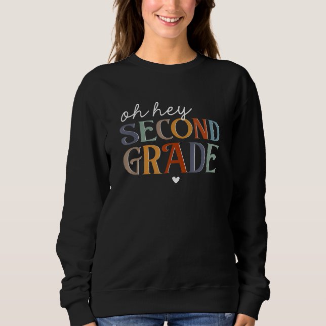 Camiseta Back To School Students Teachers Oh Hey Second Gra (Frente)