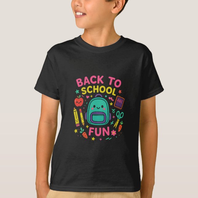 Camiseta Back to  School T shirt (Frente)