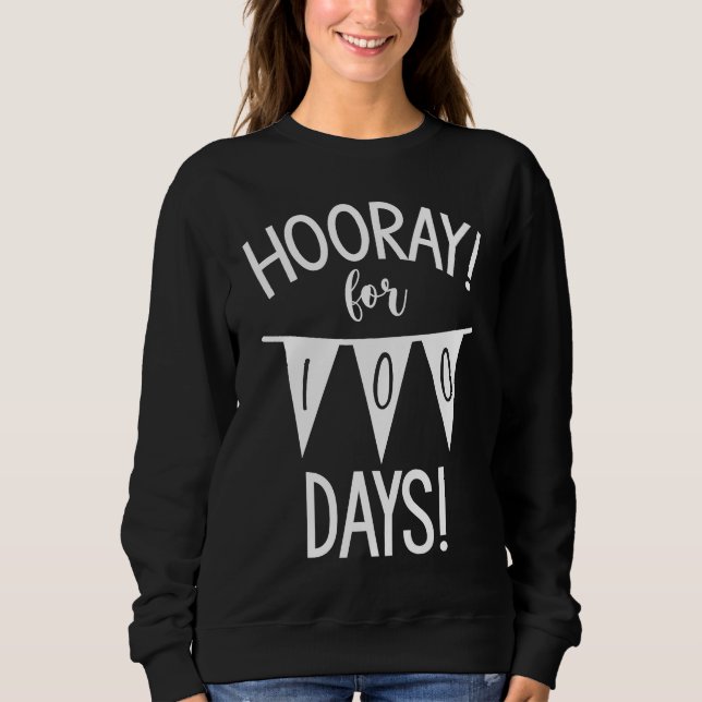 Camiseta Back to School teacher 2021 2022 Hooray ! 100 Days (Frente)