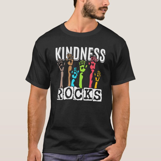 Camiseta Back To School Team Kindness Rocks Positivity Clas (Frente)