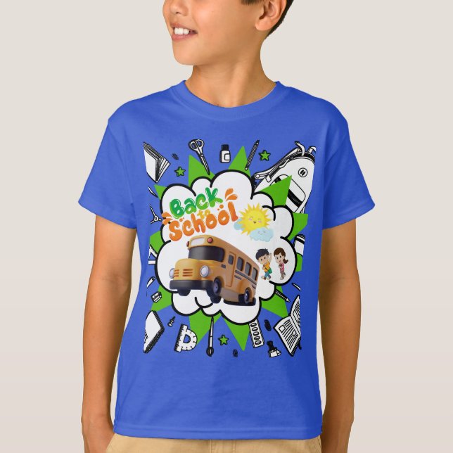 Camiseta Back to school Tsirth (Frente)